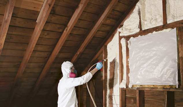 Утепление мансард и чердаков комплектом Touch'n Seal Foam Kit